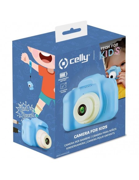 Celly KIDSCAMERA2 Cámara Digital para Niños Azul 3Mpx