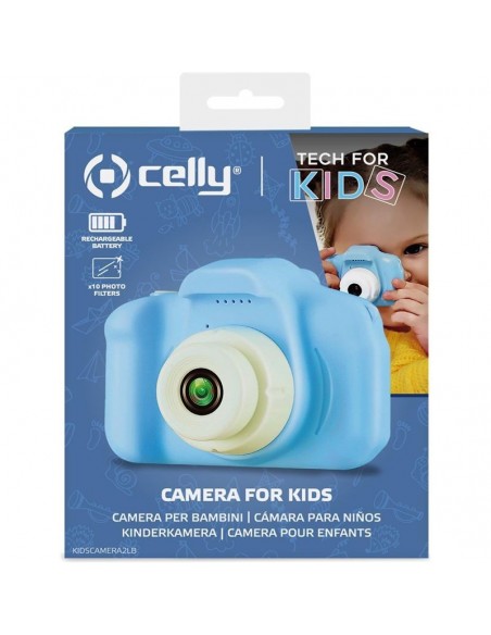 Celly KIDSCAMERA2 Cámara Digital para Niños Azul 3Mpx