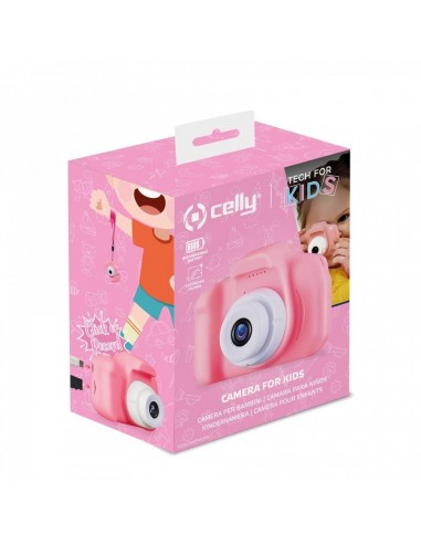 Celly KIDSCAMERA2 Cámara Digital para Niños Rosa 3Mpx