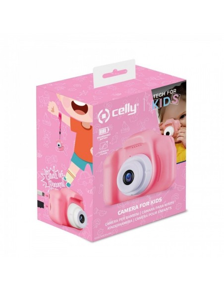 Celly KIDSCAMERA2 Cámara Digital para Niños Rosa 3Mpx