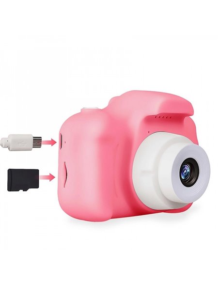 Celly KIDSCAMERA2 Cámara Digital para Niños Rosa 3Mpx