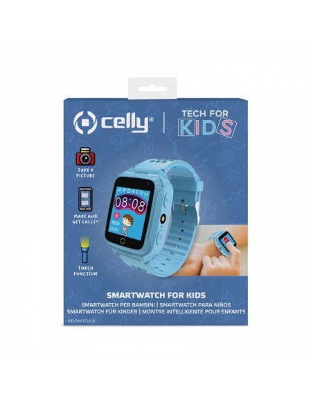 Celly KidsWatch Smartwatch para Niños Azul con SIM Localizador