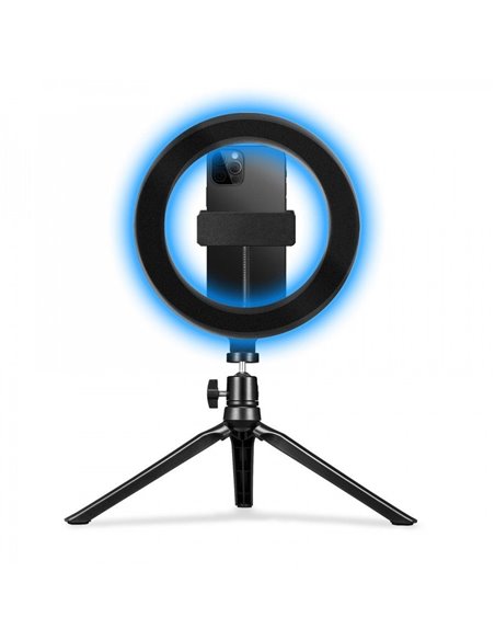 Celly Aro de Luz RGB 8" con Trípode