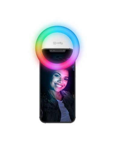 Celly Aro de Luz RGB para Selfie