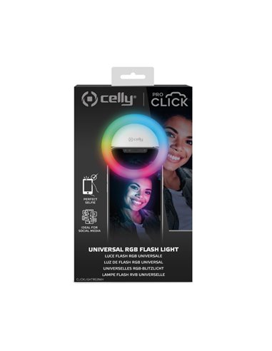 Celly Aro de Luz RGB para Selfie