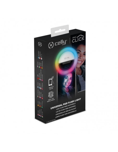 Celly Aro de Luz RGB para Selfie