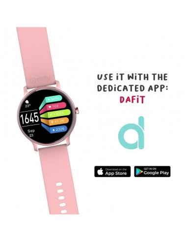 Celly TrainerMoon SmartWatch Rosa