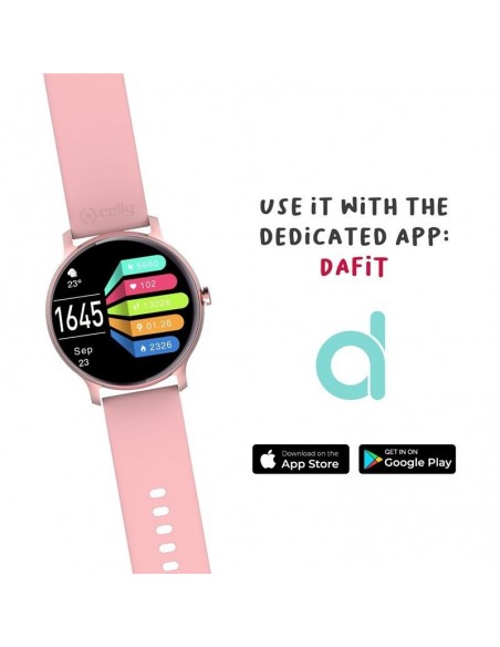 Celly TrainerMoon SmartWatch Rosa