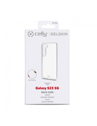 Celly Funda Transparente para Samsung Galaxy S23 5G