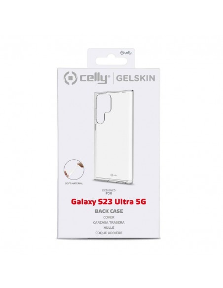 Celly Funda Transparente para Samsung Galaxy S23 Ultra 5G
