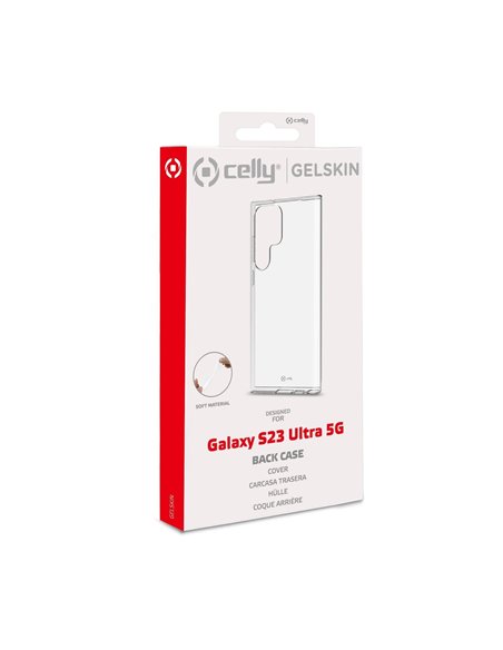 Celly Funda Transparente para Samsung Galaxy S23 Ultra 5G