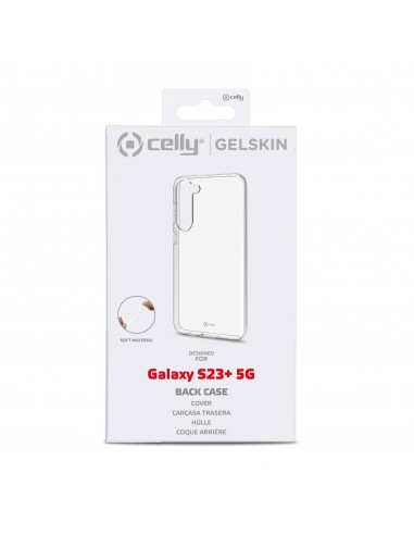Celly Funda Transparente paraSamsung Galaxy S23+ 5G