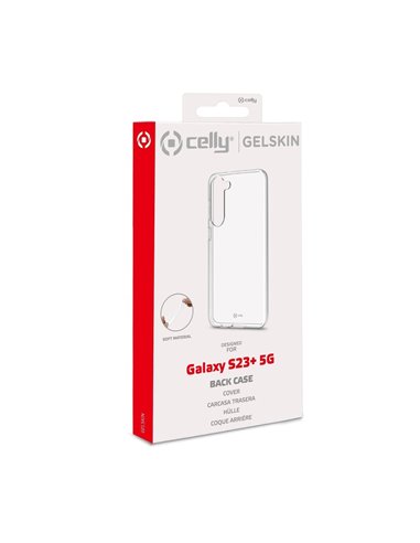 Celly Funda Transparente paraSamsung Galaxy S23+ 5G