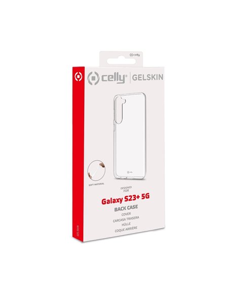 Celly Funda Transparente paraSamsung Galaxy S23+ 5G