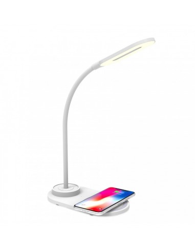 Celly WlLightMini Lámpara Led con Base de Carga 10W Inalámbrica Blanca
