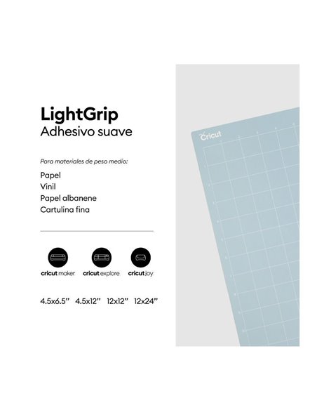 Cricut Tapete Light Grip 33 x 35.6 cm
