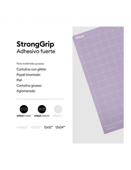 Cricut Tapete de Corte Strong Grip Machine Mat 30.5 x 61 cm