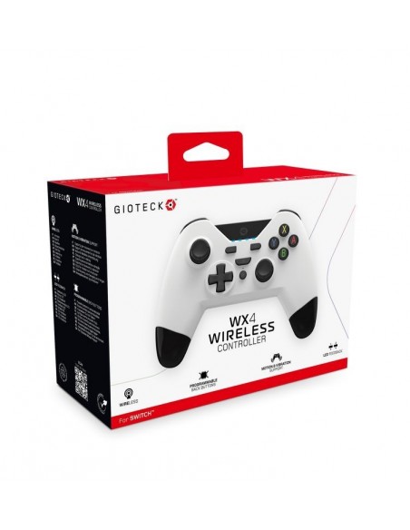 Gioteck WX4 Mando Bluetooth Blanco/Negro Compatible Nintendo Switch / PC