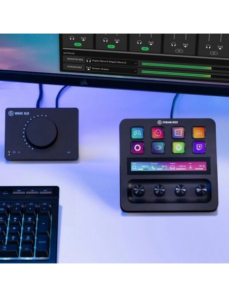 Elgato Stream Deck + Controlador de Estudio Negro
