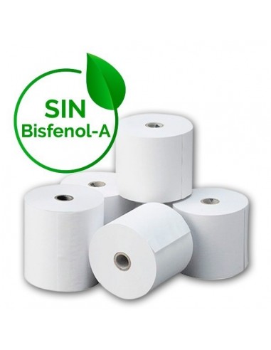 Approx Papel térmico 57x35mm Libre de bisfenol A - Pack 10 unidades
