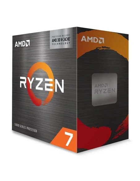 AMD Ryzen 7 5800X3D 3.4GHz Box Procesador sin Ventilador
