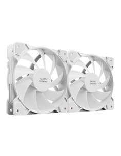 Mars Gaming MF-PROX2 Kit 2 Ventiladores Silenciosos Blanco