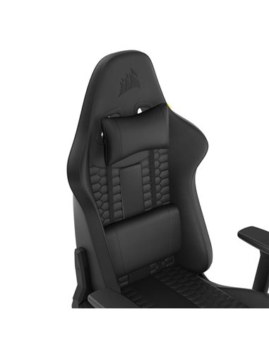 Corsair TC100 RELAXED Leatherette Silla Gaming Negra