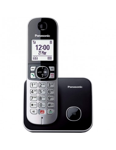 Panasonic KX-TG6851SP Teléfono Fijo Inalámbrico Gris/Negro