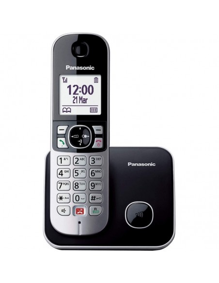 Panasonic KX-TG6851SP Teléfono Fijo Inalámbrico Gris/Negro