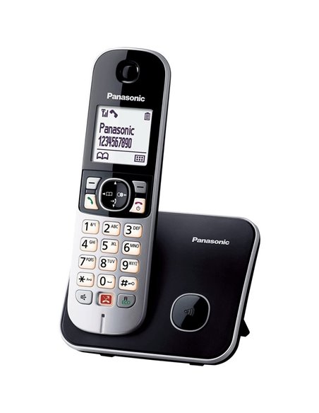Panasonic KX-TG6851SP Teléfono Fijo Inalámbrico Gris/Negro
