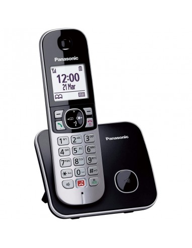 Panasonic KX-TG6851SP Teléfono Fijo Inalámbrico Gris/Negro