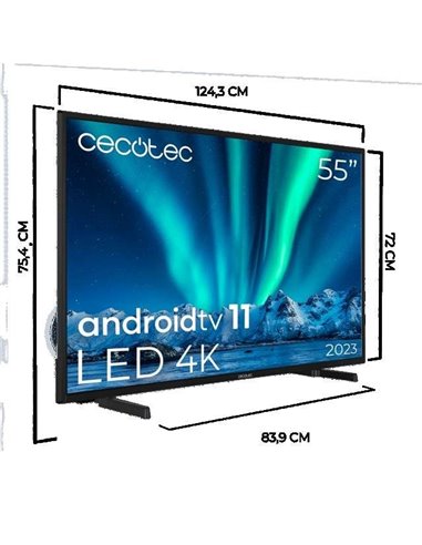 Cecotec A Series ALU00055S LED 4K UHD 55" Televisor