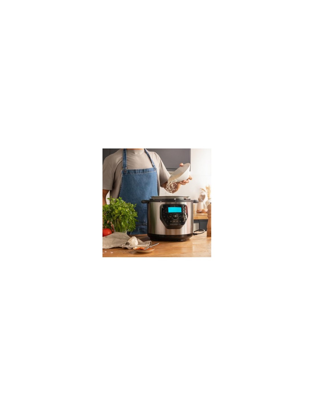 Cecotec Olla GM H – Robot Cuiseur Multifonction 6L, 19 Modes, Cuisson Intelligente Core, Programmable 24h