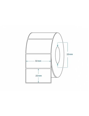 Zebra 800271-105 Etiquetas Transferencia Térmica Pack 12u