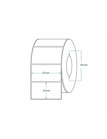 Zebra 800271-105 Etiquetas Transferencia Térmica Pack 12u