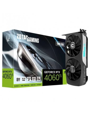 Zotac Gaming GeForce RTX 4060 Ti Twin Edge 8GB GDDR6 DLSS3 Tarjeta Gráfica