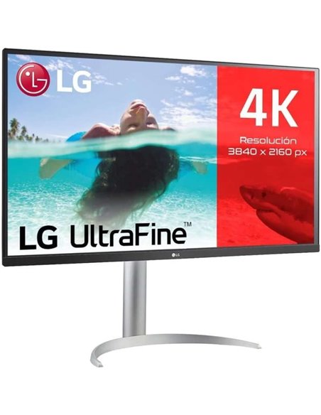 LG UltraFine 32UP55NP-W 32" VA QHD FreeSync Blanco Monitor