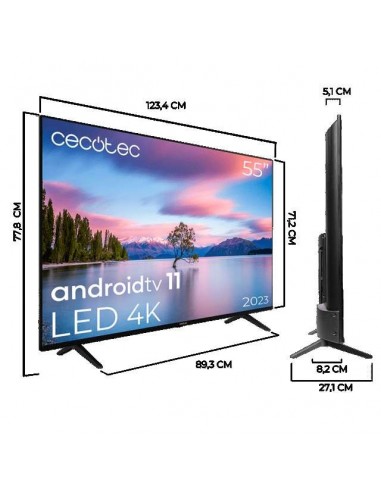 Cecotec A1 series ALU10055S LED 4K UltraHD 55" Televisor