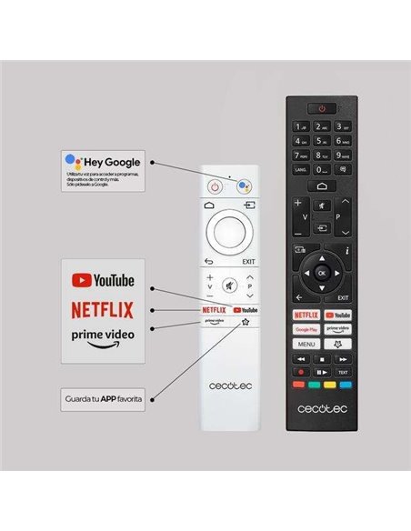 Cecotec V1 series VQU10055S QLED 4K UltraHD 55" Televisor