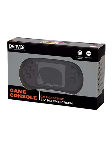 Denver GMP-240MK2 Consola Gamepad 2.4" con 150 juegos