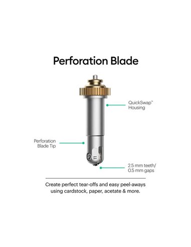 Cricut cuchilla de perforación