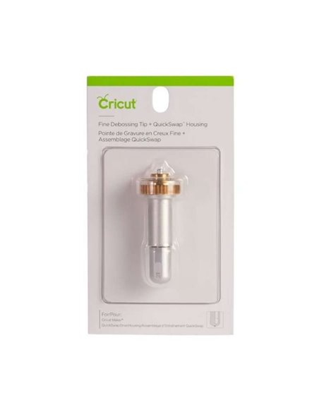 Cricut Kit Punta Fina de Grabado debossing + Portacuchillas QuickSwap