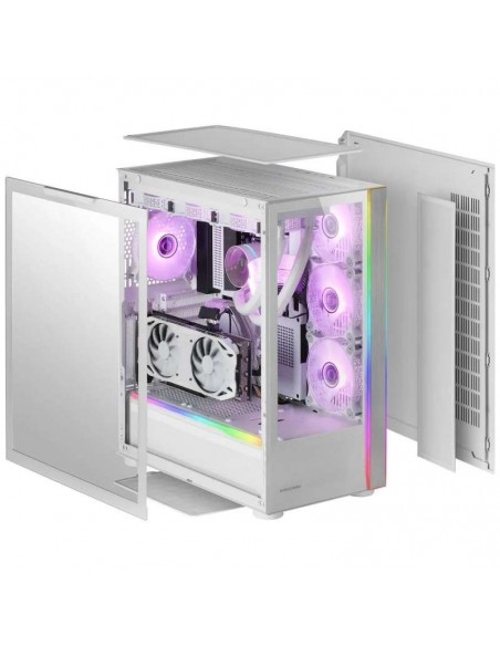 Mars Gaming MC-Ultra Torre Custom XXL Caja Cristal Templado USB 3.0 ARGB Blanca