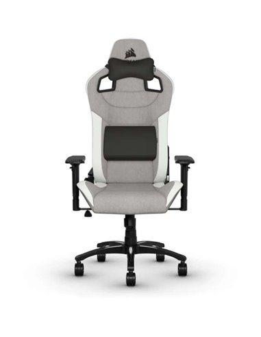 Corsair T3 Rush Silla Gaming Blanca/Gris