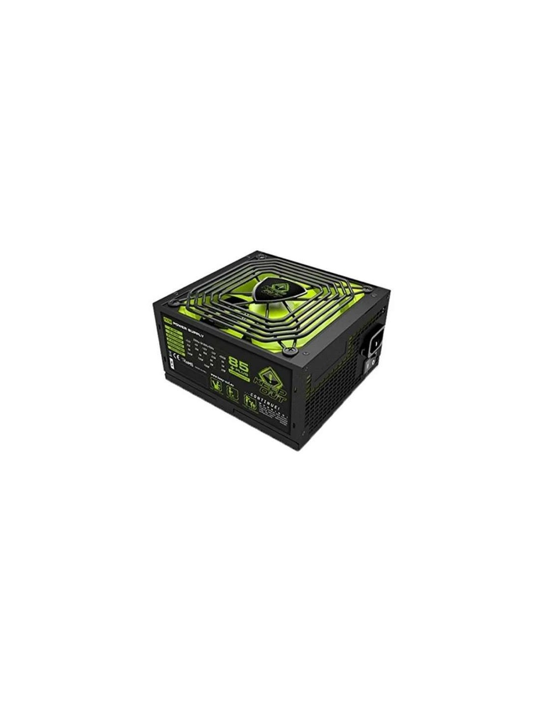 Mochila Gaming Keep Out Bk7 Xl Para Portatiles 17 Con Multiples Bolsillos Color Negro Verde