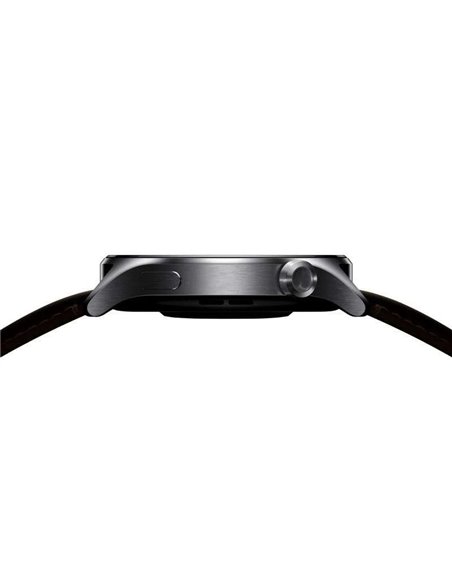 Xiaomi Watch S1 Pro Reloj Smartwatch Plata con Correa de Cuero Marrón