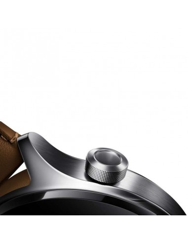 Xiaomi Watch S1 Pro Reloj Smartwatch Plata con Correa de Cuero Marrón