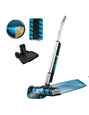 Cecotec FreeGo Wash Twice Spray Fregona eléctrica sin cables Autonomía 40 min.