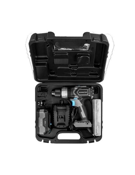 Cecotec CecoRaptor Perfect Drill 4020 X-Treme. Taladro Atornillador, Perforador y Percutor de Batería 20V