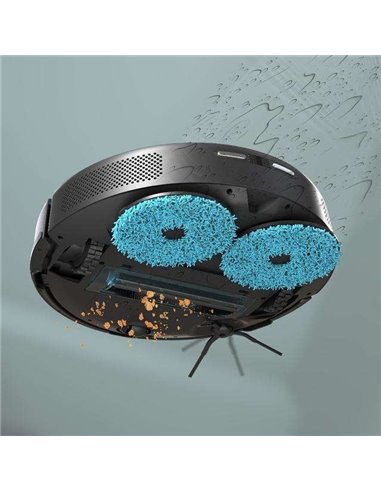 Cecotec Conga 11090 Spin Revolution Home&Wash con base de autovaciado, autolimpieza y secado de fregonas